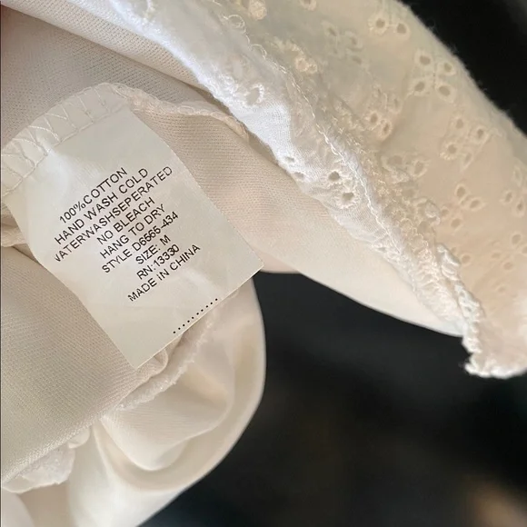 Altar'd State 100% Cotton White Eyelet Free Spirited Boho style Dress - Picture 13 of 13